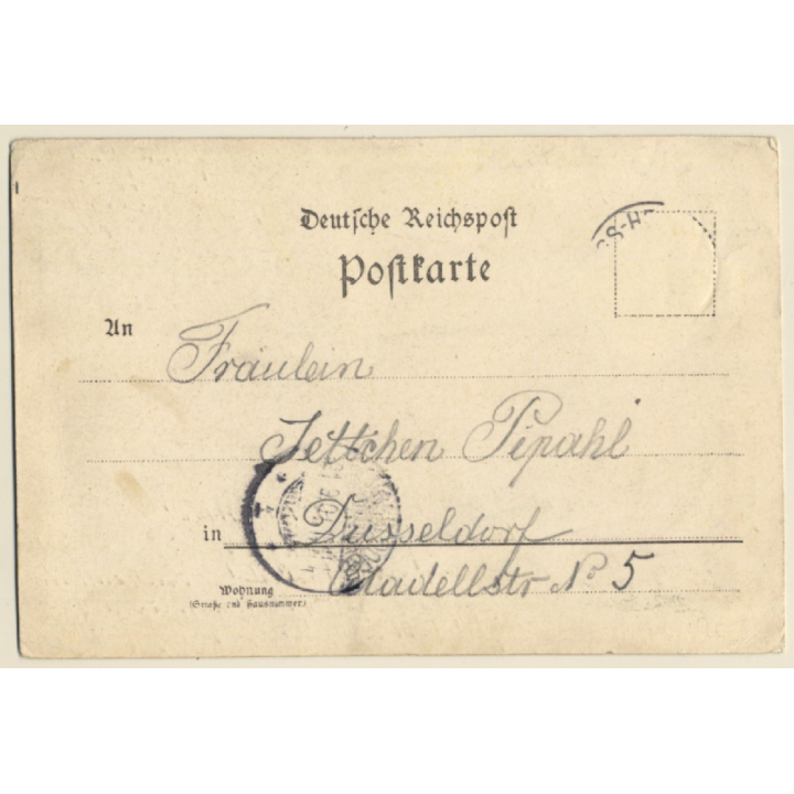 Gruss Aus Dem Manöver / Vorposten (Vintage Litho PC 1901)