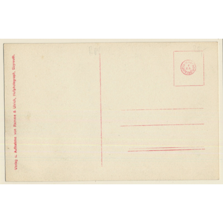 Bayreuth / Germany: Bühnenfestspielhaus - Inneres Mit Gralstempel  (Vintage RPPC)