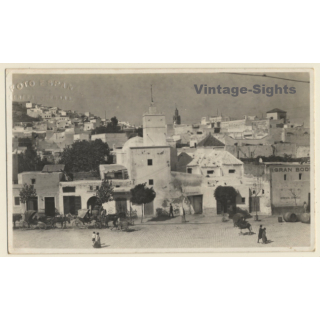 Tetuan / Morocco: Town View - Spanish Colony (Vintage RPPC 1927)