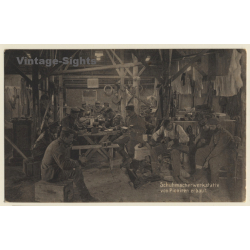 Germany: Schuhmacherwerkstatt - Pioniere - Soldaten (Vintage PC ~1910s)