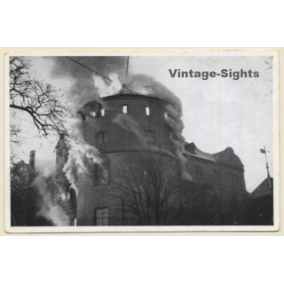Stuttgart / Germany: Brandkatastrophe Altes Schloss (Vintage PC 1931)