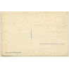 Thun / Switzerland: Rowing Boat - Aare - Town View (Vintage RPPC ~1920s/1930s)
