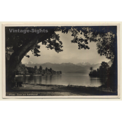 Switzerland: Thun Am Aarekanal (Vintage RPPC ~1920s/1930s)