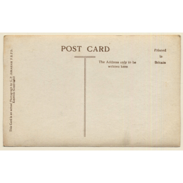 UK: Sty Head Pass & Great Gable / Lake District (Vintage RPPC ~1920s)