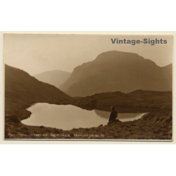 UK: Sprinkling Tarn & Great Gable / Lake District (Vintage RPPC ~1920s)