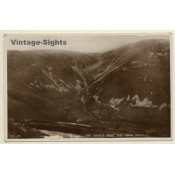 UK: Devil's Beef Tub Near Moffat / Scotland (Vintage RPPC ~1920s)