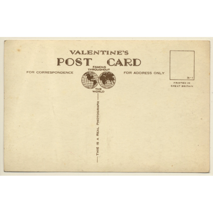 UK: Devil's Beef Tub Near Moffat / Scotland (Vintage RPPC ~1920s)