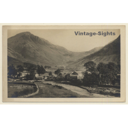 UK: Wasdale Head & Great Gable / Lake District (Vintage RPPC ~1920s)