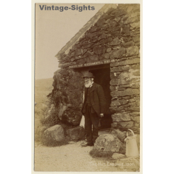 Easdale - Scotland / UK: The Hut (Vintage RPPC ~1920s/1930s)