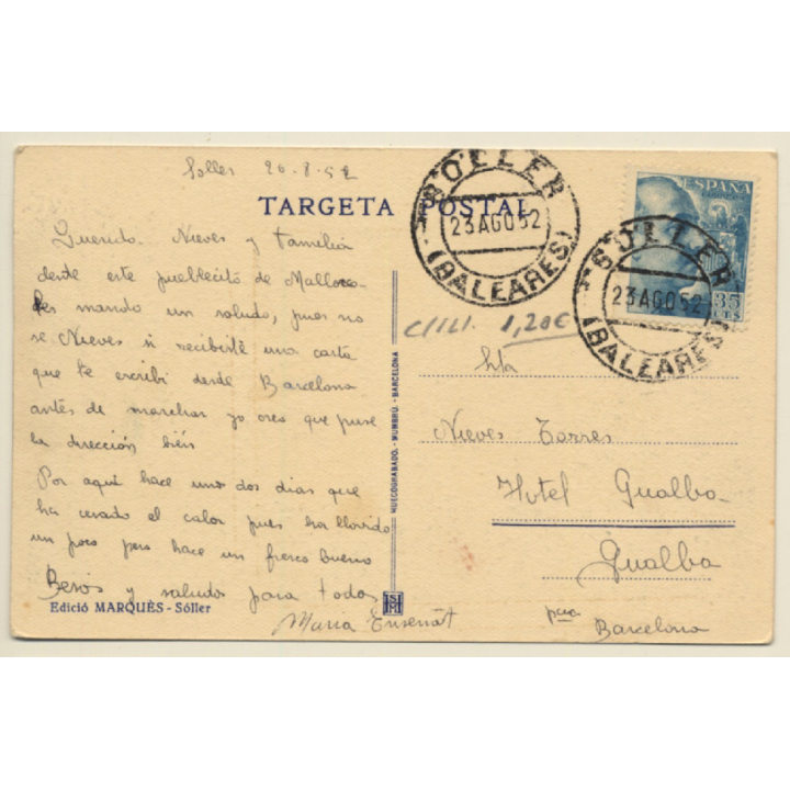 Deya - Deià / Mallorca: La Cala (Vintage PC 1952)