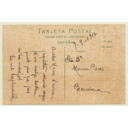 Palma De Mallorca / Baleares: Entrada Del Puerto (Vintage PC 1912)