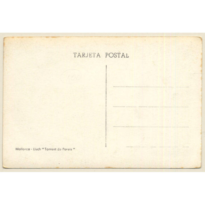 Mallorca / Baleares: Torrent De Pareis - Sa Calobra (Vintage RPPC)