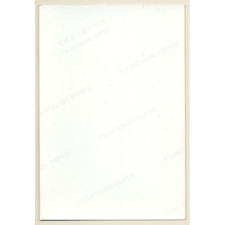 Busty Blonde Semi Nude In Black Lingerie / Boobs (Vintage Photo ~1990s)