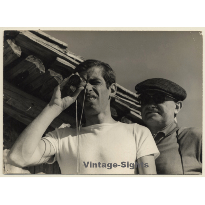 Young Roger Vadim During Filming (Vintage Press Photo 1950s)