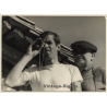Young Roger Vadim During Filming (Vintage Press Photo 1950s)