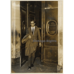 Roger Vadim Leaving Court (Vintage Press Photo 1963)