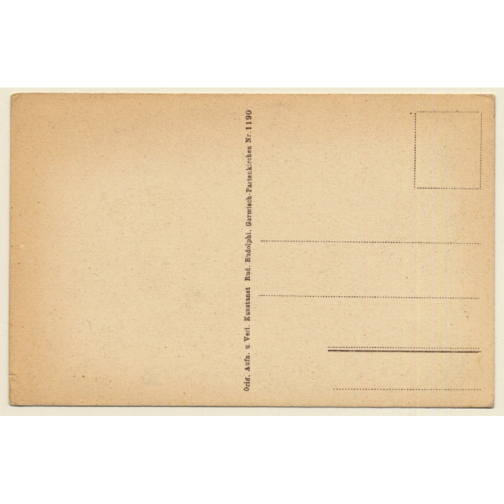 Garmisch / Germany: Hotel Marktplatz (Vintage PC)