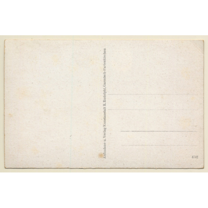 Garmisch / Germany: Marienplatz (Vintage PC)