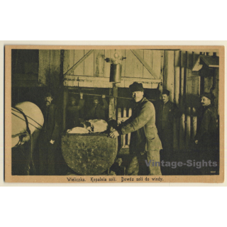 Mining: Wieliczka Salt Mine - Transport Of Salt To The Lift (Vintage PC)