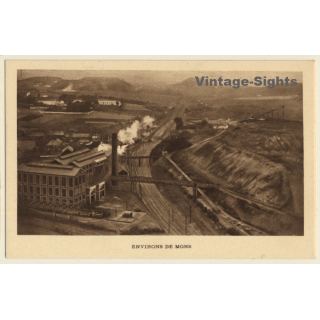 France: Environs De Mons / Charbonnage - Coal Mining (Vintage PC 1910s/1920s)