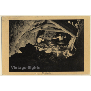 Kladno / Czech Republic: Zivot Havire / Coal Mining (Vintage PC 1923)