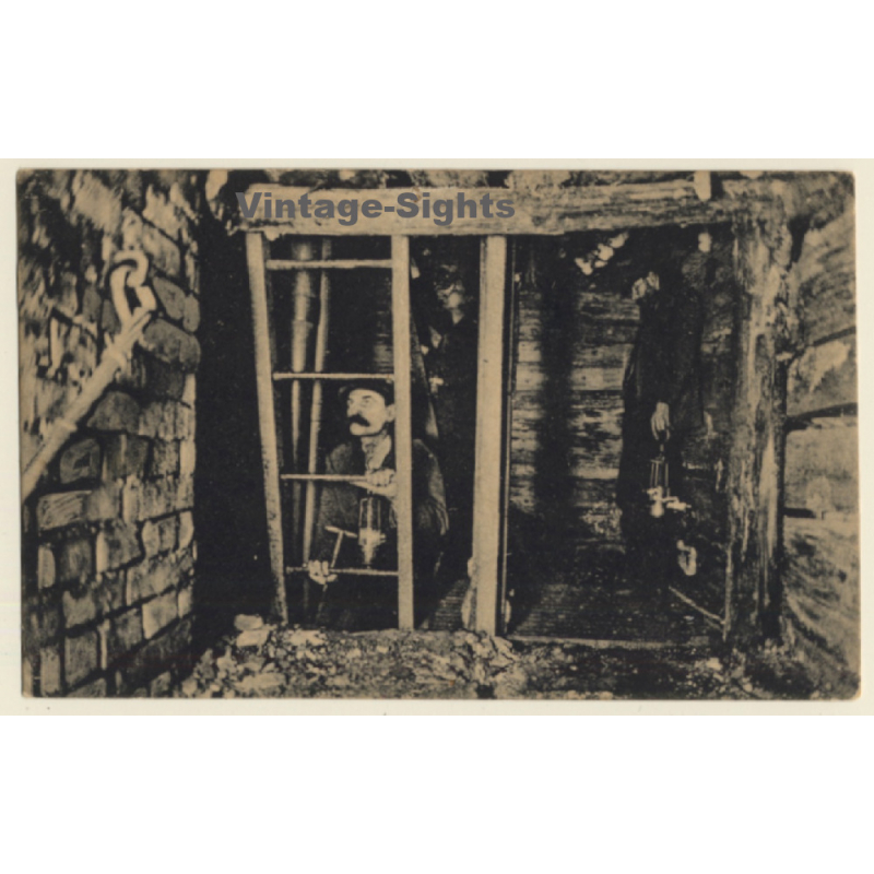 Ostrava / Czech Republic: Coal Tunnel - Miners - Mining*2 (Vintage PC)