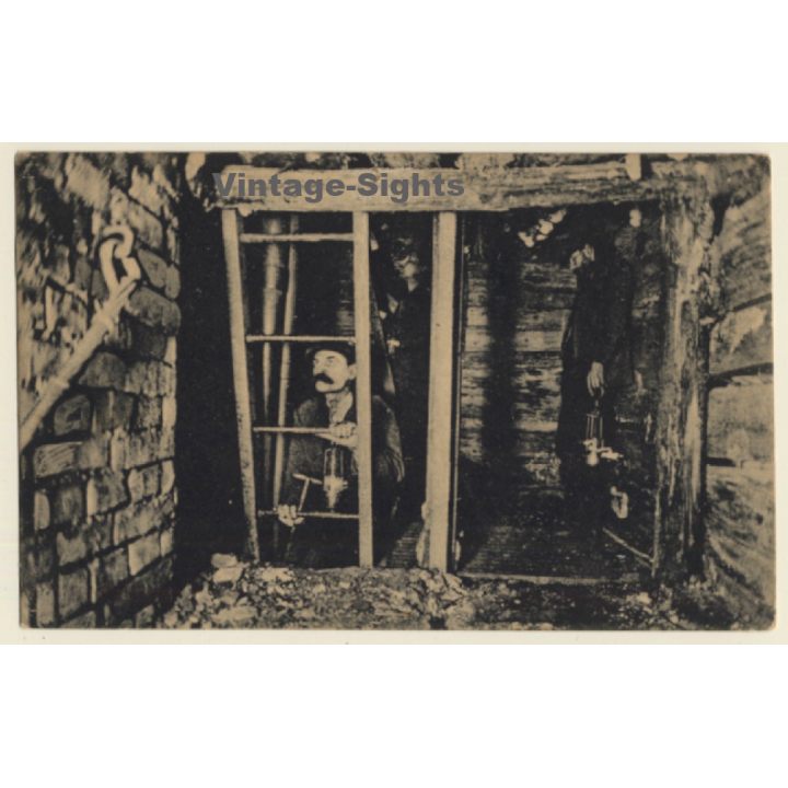 Ostrava / Czech Republic: Coal Tunnel - Miners - Mining*2 (Vintage PC)