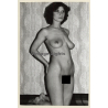 Stunning Natural Darkhaired Nude Kneeling (Vintage Photo GDR ~1980s)