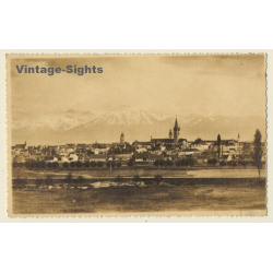 Sibiu - Hermannstadt / Romania: View Over Town (Vintage RPPC 1930s)