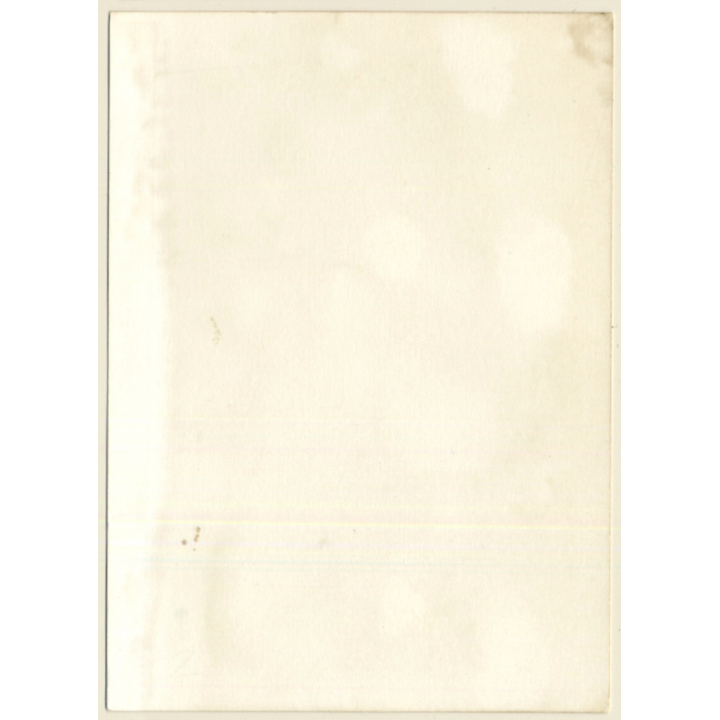 Slim Brunette Nude Sitting On Floor / Eyes (Vintage Photo GDR ~1980s)