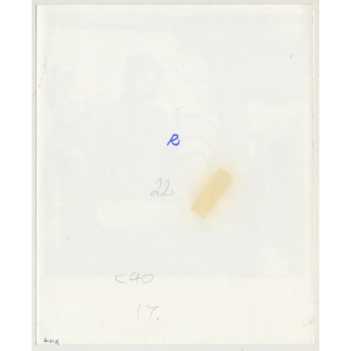 Pretty Dark Skinned Nude With Overknees / Big Boobs (Vintage Photo Master 1980s)