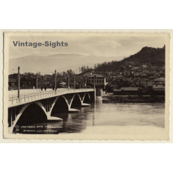 Sofia / Bulgaria: View Onto Plovdiv (Vintage RPPC 1939)