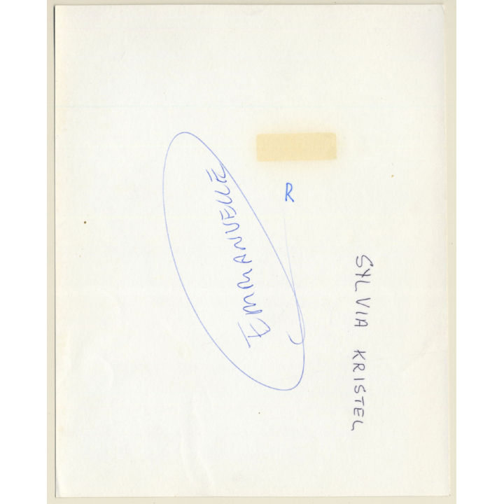 Sylvia Kristel: Emmanuelle (Vintage Erotic Movie Still Photo 1974)