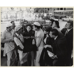 Pierluigi Praturlon?: Passed Out Sophia Loren (Vintage Movie Set Photo 1960s)