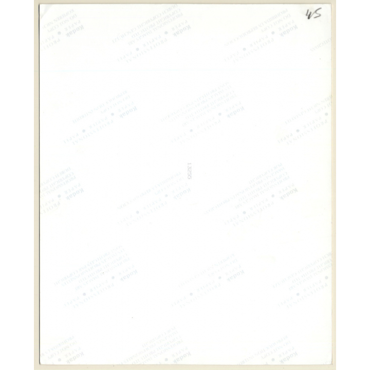 Rear View: Slim Blonde Semi Nude In Wet Lingerie / Eyes (Vintage Photo 1980s)