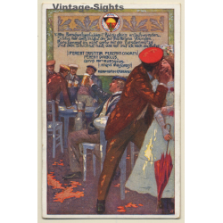 Studentica: Burschenherrlichkeit / Deutscher Schulverein 240 (Vintage Artist PC 1912)