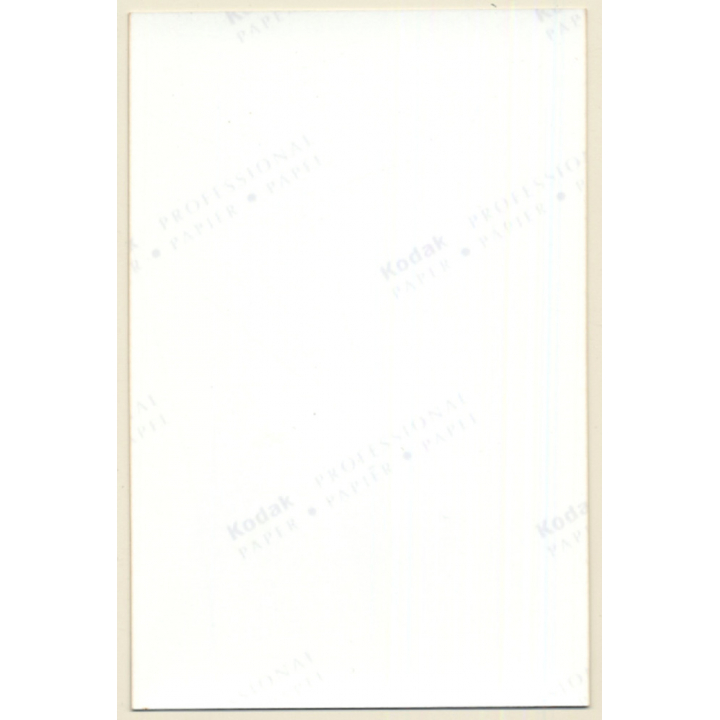 Great Take: Darkhaired Semi Nude With Black Nylons & Suspenders (Vintage Photo ~1990s)