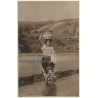 Romania: Tzigane Woman At River Head-Carrying / Colectia A.Bellu (Vintage PC ~1930s)