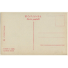 Romania: Tzigane Woman At River Head-Carrying / Colectia A.Bellu (Vintage PC ~1930s)