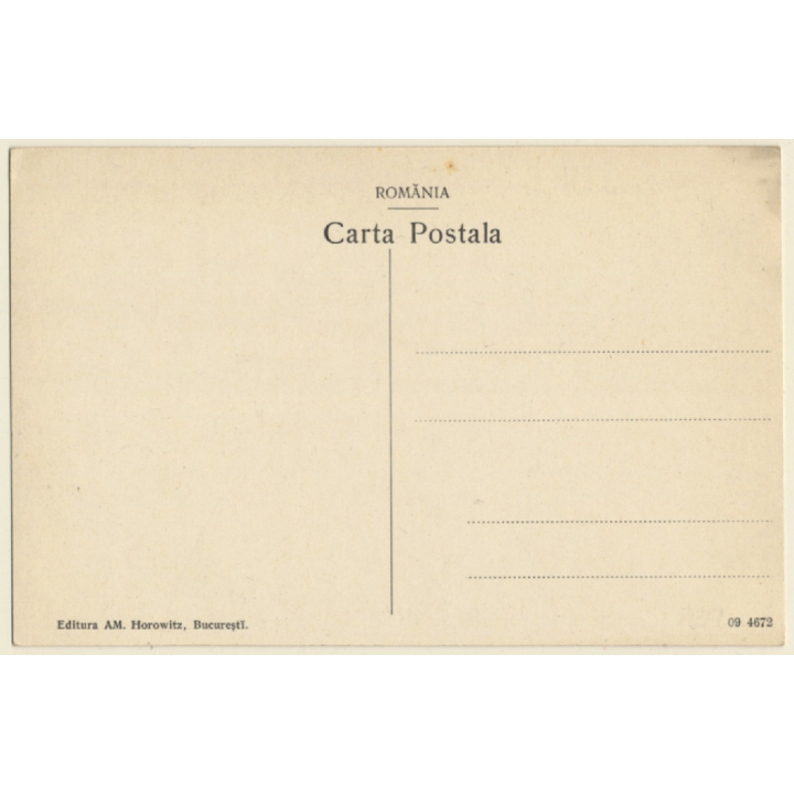 Bucharest / Romania: Bucuresti - Posta (Vintage PC ~1920s)