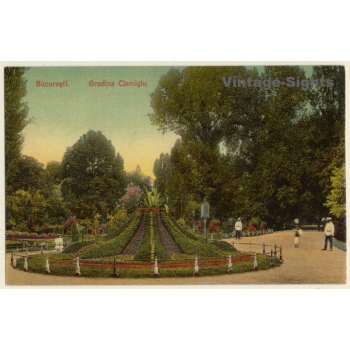 Bucharest / Romania: Bucuresti - Gradina Cismiglu (Vintage PC ~1920s)