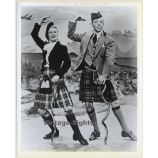 Ginger Rogers & Fred Astaire Dancing*2 (Vintage Press Photo 1970s/1980s)