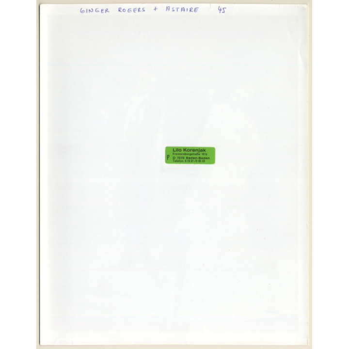 Ginger Rogers & Fred Astaire Dancing*3 (Vintage Press Photo 1970s/1980s)