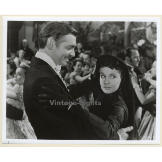 Clark Gable & Vivien Leigh 'Gone With The Wind' (Vintage Press Photo 1970s/1980s)