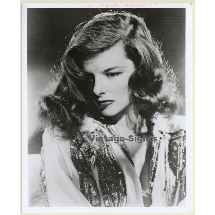 Katherine Hepburn - Studio Portrait (Vintage Press Photo 1970s/1980s)