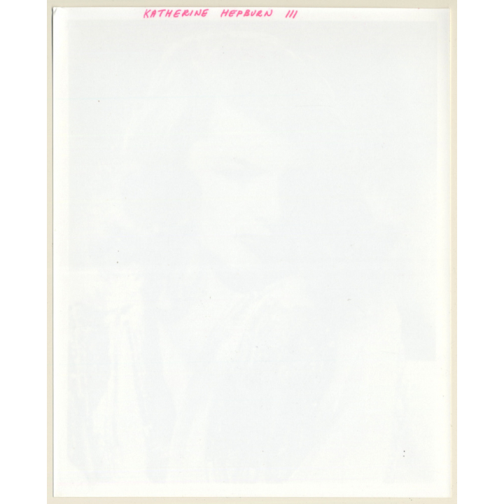 Katherine Hepburn - Studio Portrait (Vintage Press Photo 1970s/1980s)