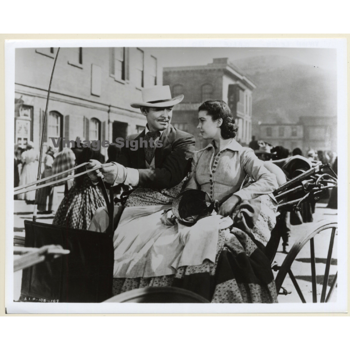 Clark Gable & Vivien Leigh 'Gone With The Wind'*2 (Vintage Press Photo 1970s/1980s)