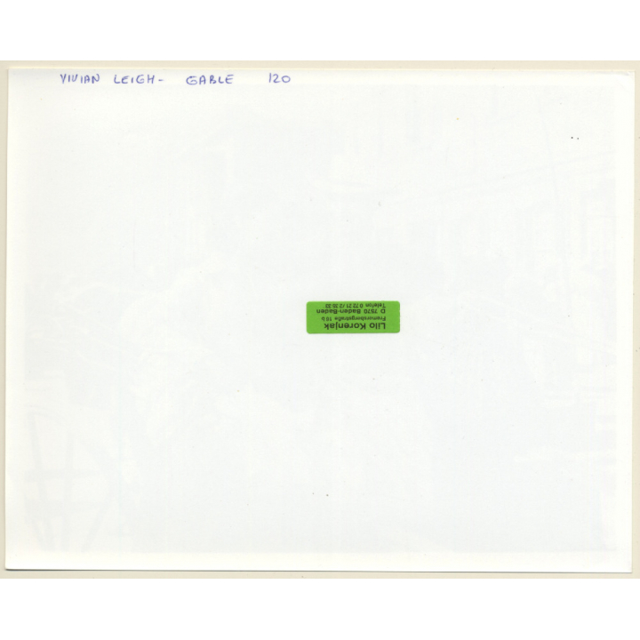 Clark Gable & Vivien Leigh 'Gone With The Wind'*2 (Vintage Press Photo 1970s/1980s)