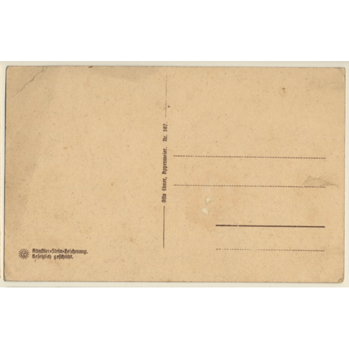 Grieswald / Black Forest: Schwarzwaldhaus Mit Hauskappelle (Vintage Artist PC 1910s)