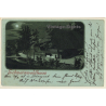 Black Forest: Schwarzwaldhaus*2 / Mondschein (Vintage PC 1900s)